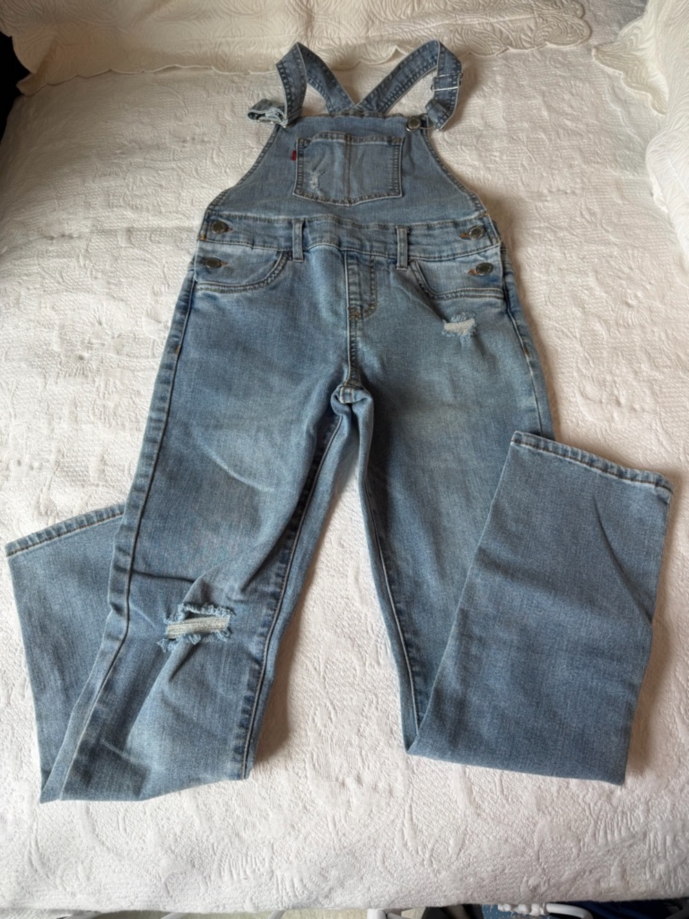 Levi's Light Blue Girls Overall Size 8R